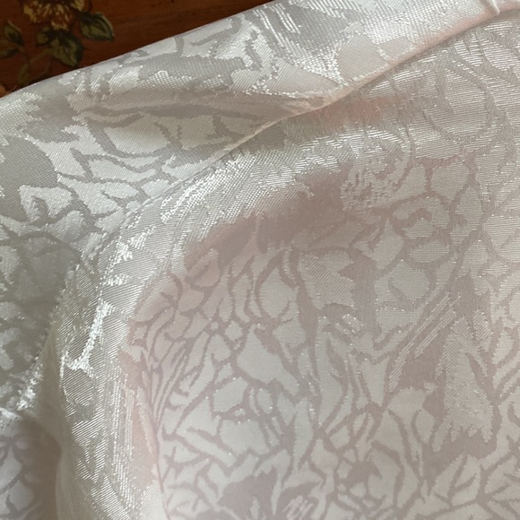 Vintage jacquard cowl neck deep v blouse - Picture 4 of 4